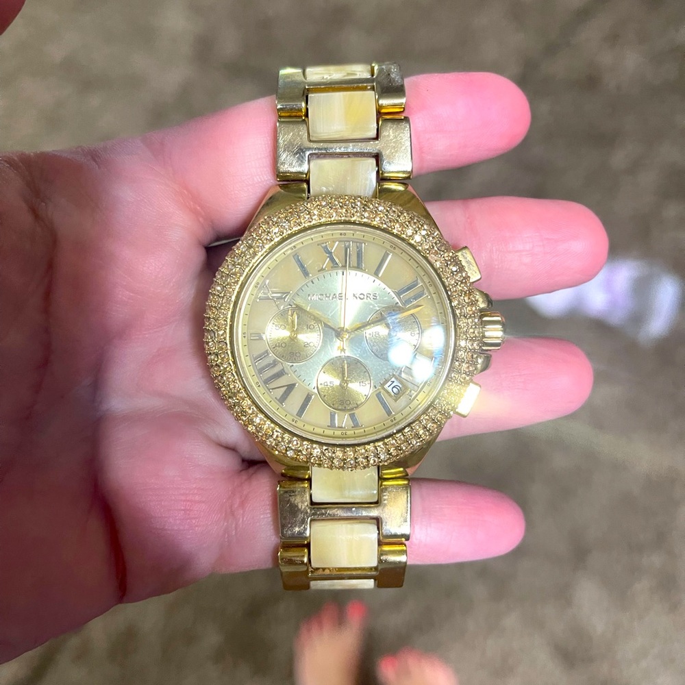 MK Michael Kors gold watch